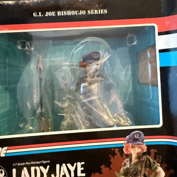 G.I. Joe Bishoujo Series Lady Jaye Collectible 1/7 Scale Pre-Painted Figure Stat - Picture 2 of 8